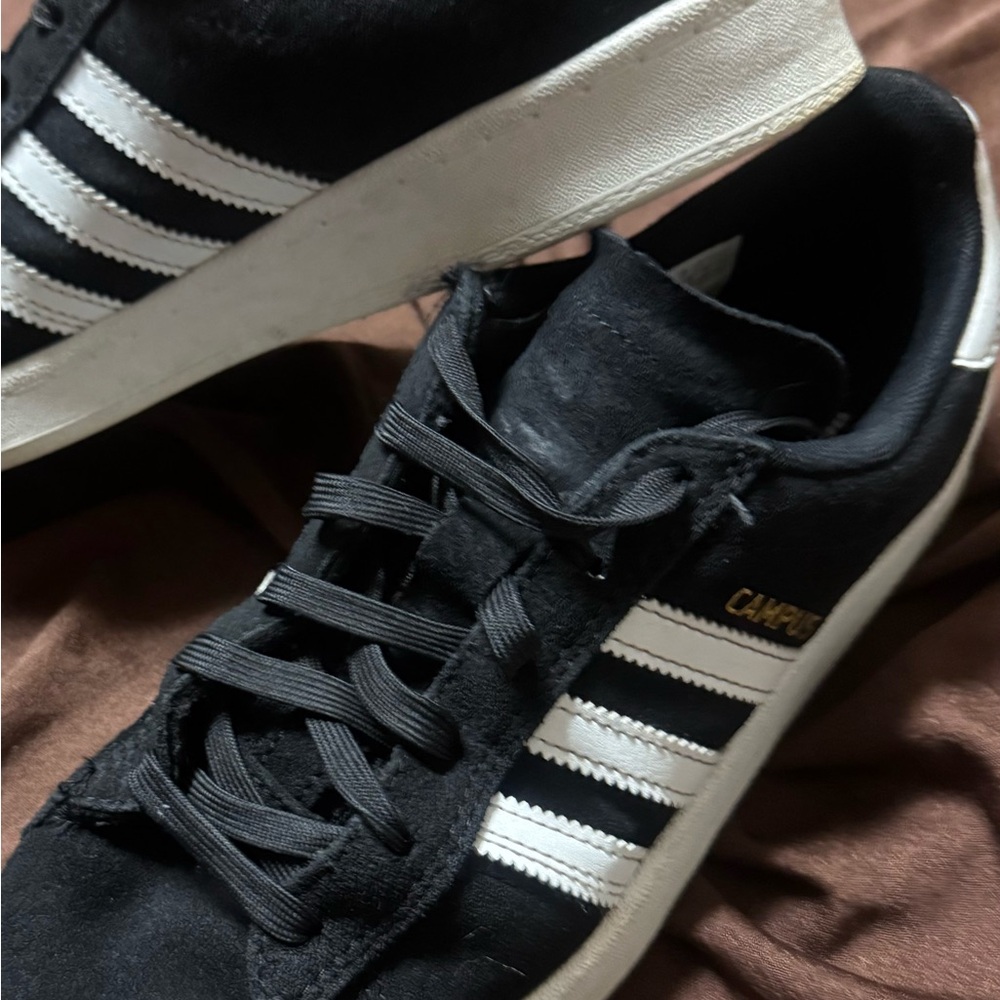 Adidas Campus Black and White Shoes